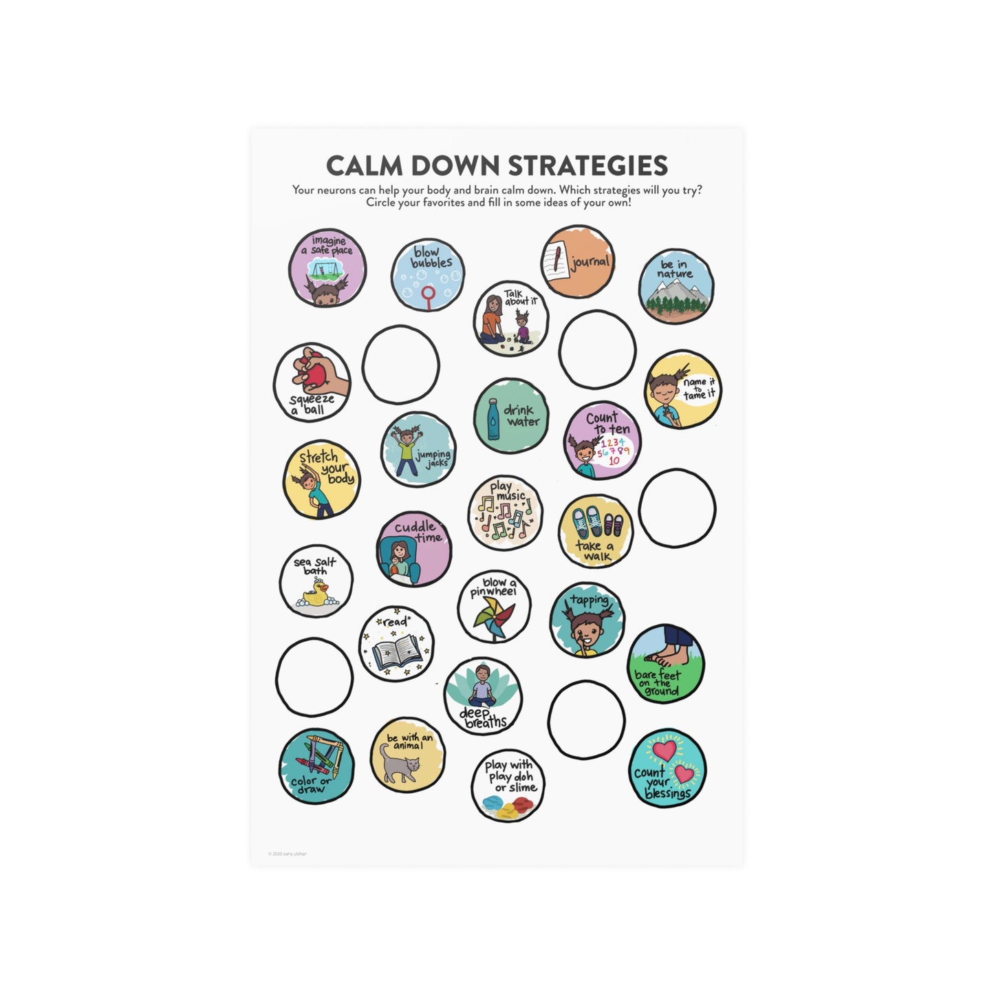 Poster: Calm Down Strategies